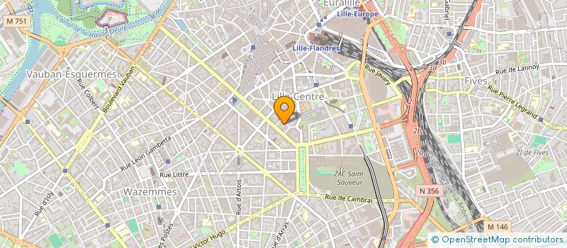 localisation de l'entreprise SYNDIC COPROPRIETE RES LYDERIC à LILLE