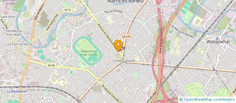 localisation de l'entreprise SYNDIC COPROPRIETE RES MAISON BLANCHE à MARCQ-EN-BARŒUL