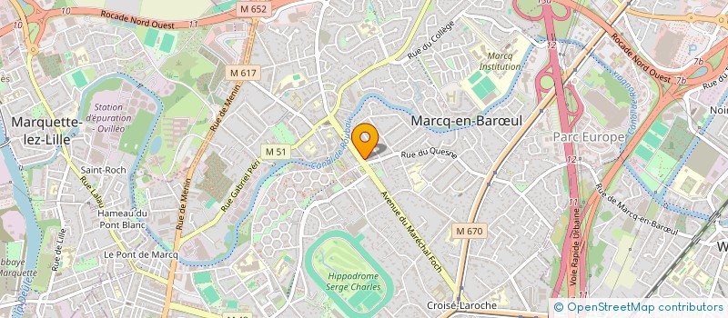 localisation de l'entreprise SYNDIC COPROPRIETE RES MARCQ FOCH à MARCQ-EN-BARŒUL