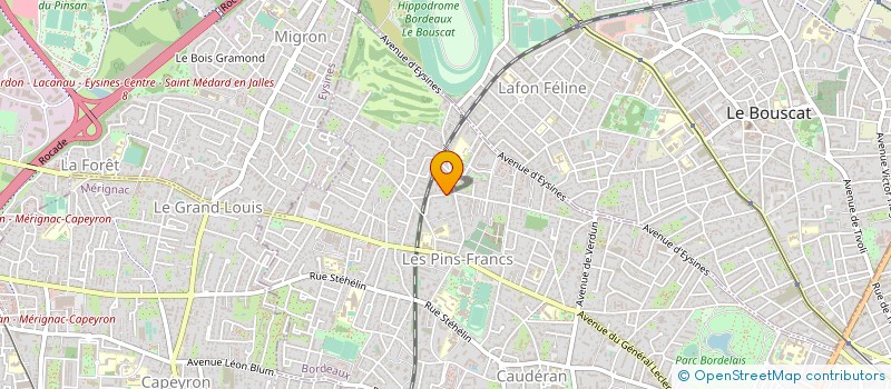 localisation de l'entreprise SYNDIC COPROPRIETE RES MARLY 1  BORDEAUX