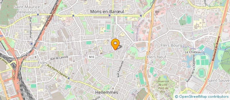 localisation de l'entreprise SYNDIC COPROPRIETE RES MONS VOLTAIRE à MONS-EN-BARŒUL