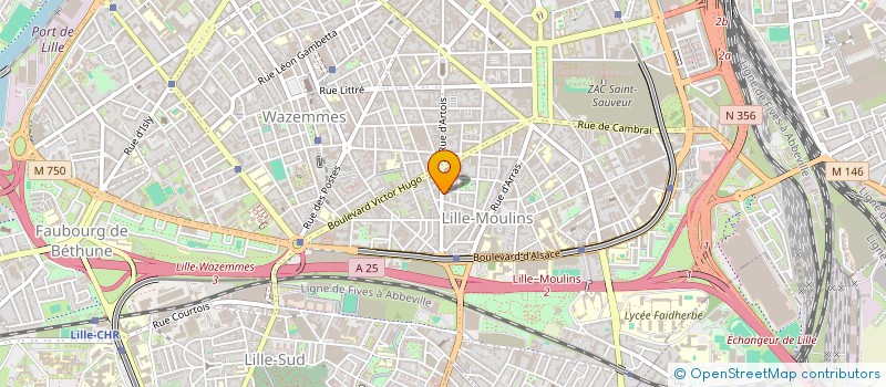 localisation de l'entreprise SYNDIC COPROPRIETE RES MURAT à LILLE