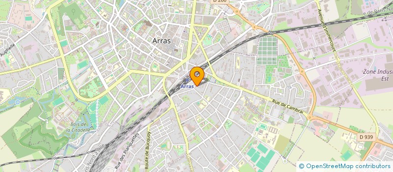 localisation de l'entreprise SYNDIC COPROPRIETE RES NEUVE DU RIEZ  ARRAS
