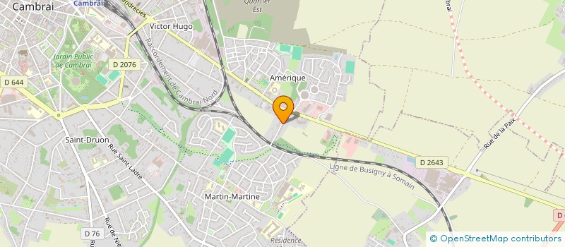 localisation de l'entreprise SYNDIC COPROPRIETE RES NOTRE DAME  CAMBRAI