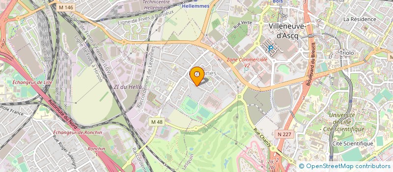localisation de l'entreprise SYNDIC COPROPRIETE RES PAR MONCEAU à LILLE