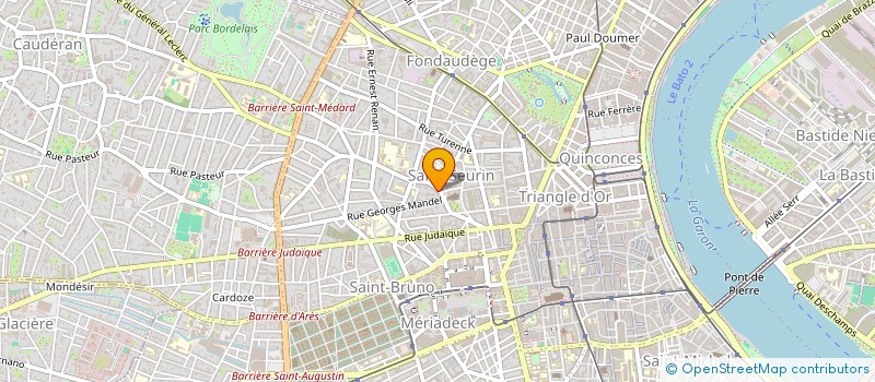 localisation de l'entreprise SYNDIC COPROPRIETE RES PARVIS ST SEURIN  BORDEAUX