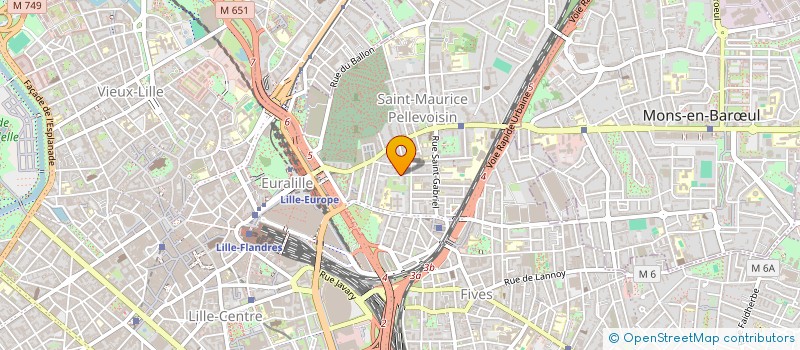 localisation de l'entreprise SYNDIC COPROPRIETE RES PASCAL à LILLE