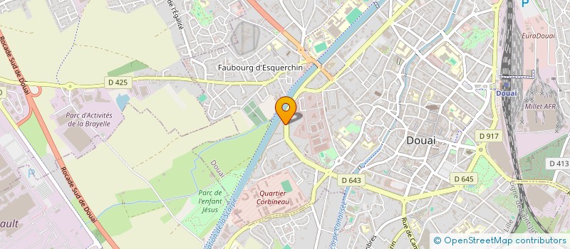 localisation de l'entreprise SYNDIC COPROPRIETE RES PLEIN CIEL  DOUAI