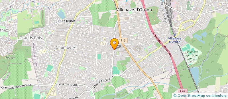 localisation de l'entreprise SYNDIC COPROPRIETE RES PLEIN SOLEIL  VILLENAVE-D'ORNON