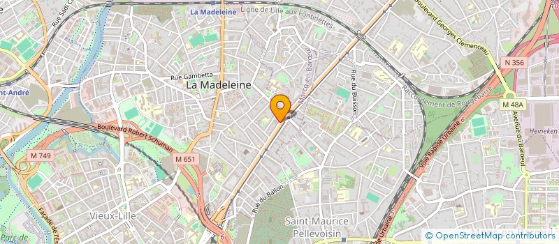 localisation de l'entreprise SYNDIC COPROPRIETE RES PLEIN SOLEIL à LA MADELEINE