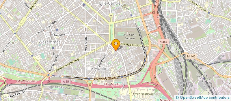 localisation de l'entreprise SYNDIC COPROPRIETE RES PLEIN SUD à LILLE