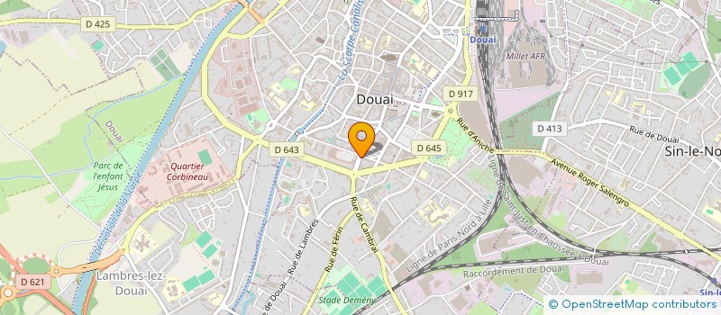 localisation de l'entreprise SYNDIC COPROPRIETE RES PORTE PARIS  DOUAI