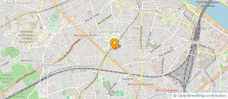 localisation de l'entreprise SYNDIC COPROPRIETE RES PUYSEGUR  BORDEAUX