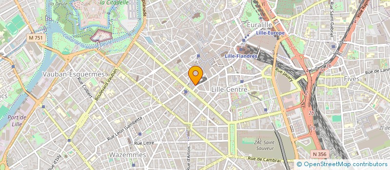 localisation de l'entreprise SYNDIC COPROPRIETE RES RICHEBE à LILLE