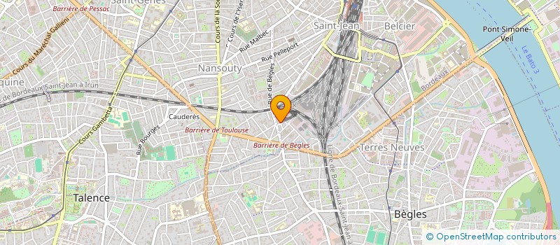 localisation de l'entreprise SYNDIC COPROPRIETE RES RODRIGUE PEREIRE  BORDEAUX