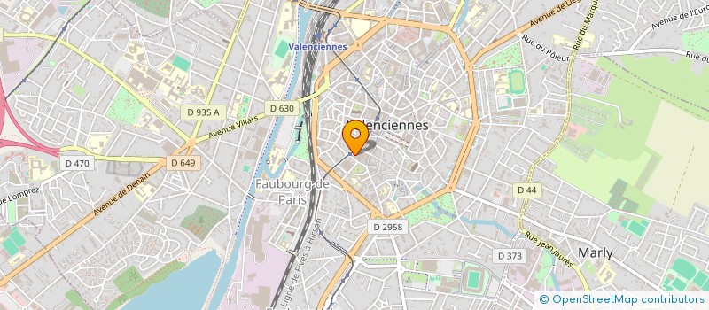 localisation de l'entreprise SYNDIC COPROPRIETE RES SAINTE CATHERINE à VALENCIENNES