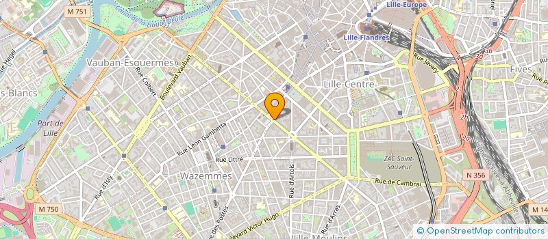 localisation de l'entreprise SYNDIC COPROPRIETE RES SEBASTOPOL à LILLE