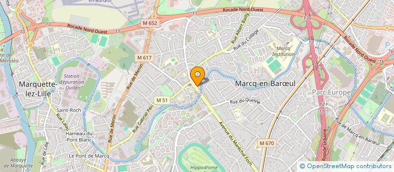 localisation de l'entreprise SYNDIC COPROPRIETE RES SEVIGNE à MARCQ-EN-BAROEUL