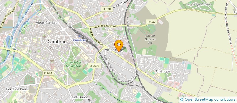 localisation de l'entreprise SYNDIC COPROPRIETE RES ST CLOUD  CAMBRAI