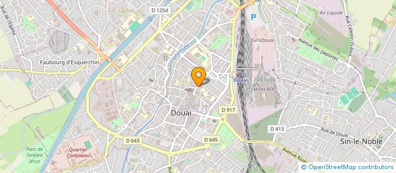 localisation de l'entreprise SYNDIC COPROPRIETE RES ST JACQUES  DOUAI