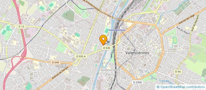 localisation de l'entreprise SYNDIC COPROPRIETE RES VAUBAN à VALENCIENNES