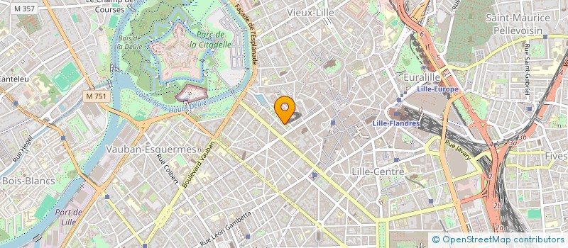 localisation de l'entreprise SYNDIC COPROPRIETE RES VERT BOIS FOCH à LILLE
