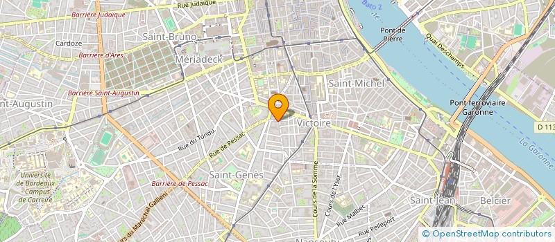 localisation de l'entreprise SYNDIC COPROPRIETE RES VILLEDIEU  BORDEAUX