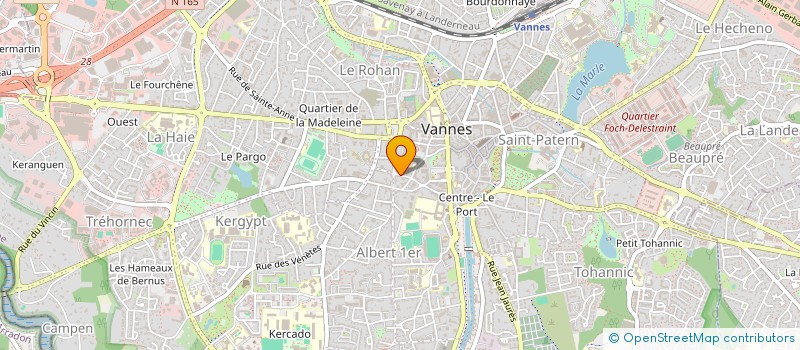 localisation de l'entreprise SYNDIC COPROPRIETE RESID 23 RUE RICHEMON  VANNES