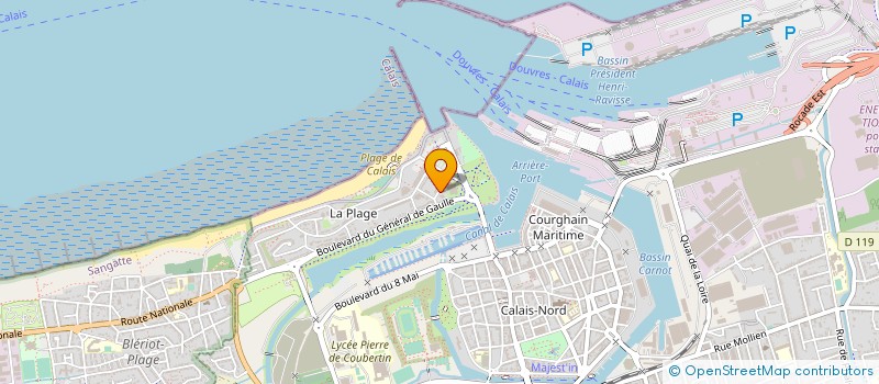 localisation de l'entreprise SYNDIC COPROPRIETE RESID DU DUC DE GUISE  CALAIS