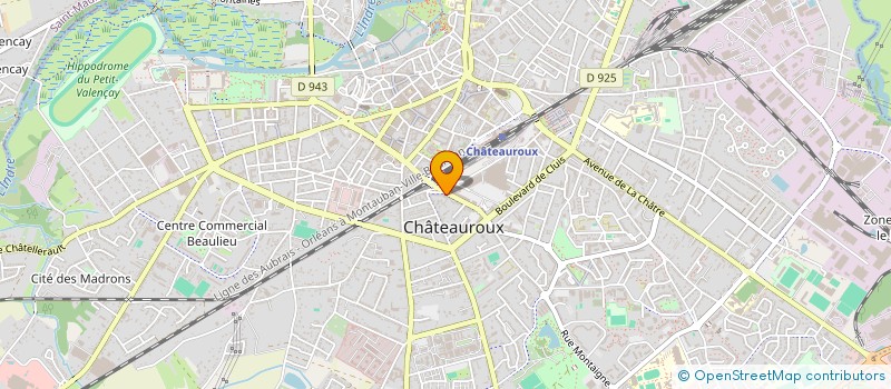 localisation de l'entreprise SYNDIC COPROPRIETE RESIDENCE ASPHODELES à CHATEAUROUX