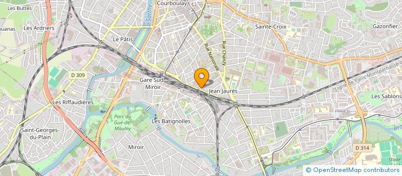 localisation de l'entreprise SYNDIC COPROPRIETE RESIDENCE ATINES  LE MANS