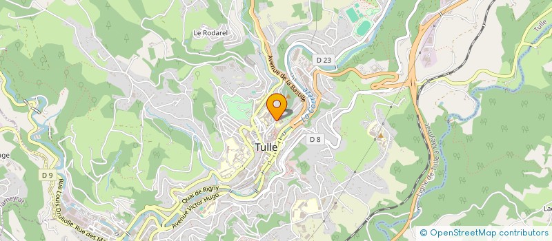 localisation de l'entreprise SYNDIC COPROPRIETE RESIDENCE BARUSSIE  TULLE