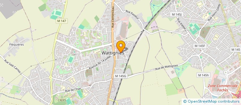 localisation de l'entreprise SYNDIC COPROPRIETE RESIDENCE BEAUREGARD  WATTIGNIES