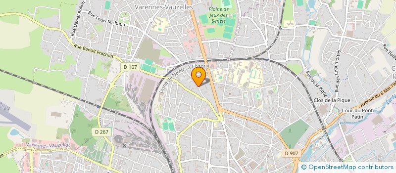 localisation de l'entreprise SYNDIC COPROPRIETE RESIDENCE BEAUSEJOUR à NEVERS