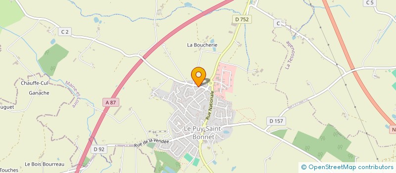 localisation de l'entreprise SYNDIC COPROPRIETE RESIDENCE BEAUSOLEIL à CHOLET