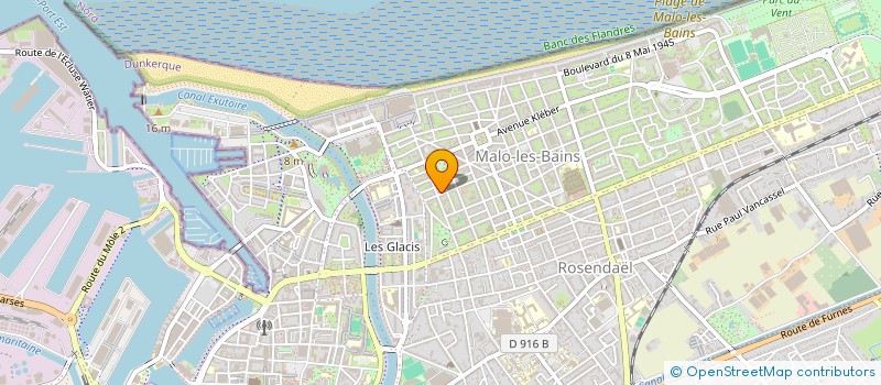 localisation de l'entreprise SYNDIC COPROPRIETE RESIDENCE CALYPSO à DUNKERQUE