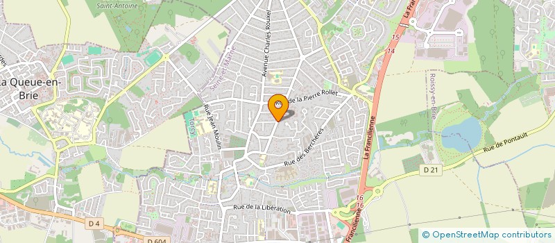 localisation de l'entreprise SYNDIC COPROPRIETE RESIDENCE DES CHENES à PONTAULT-COMBAULT