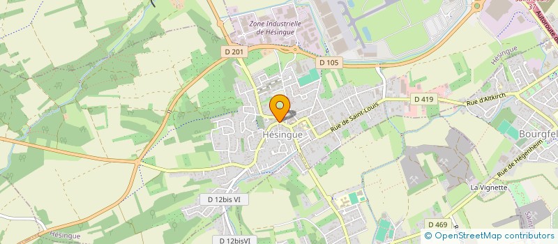 localisation de l'entreprise SYNDIC  COPROPRIETE RESIDENCE EMILIE  HAGENTHAL-LE-BAS