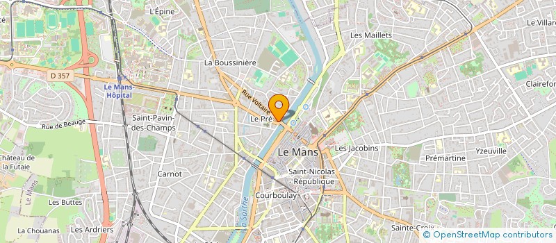 localisation de l'entreprise SYNDIC COPROPRIETE RESIDENCE HAMELIN  LE MANS