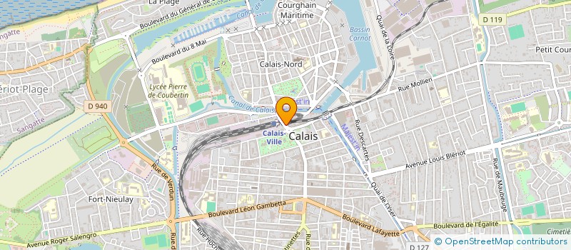 localisation de l'entreprise SYNDIC COPROPRIETE RESIDENCE JACQUARD  CALAIS