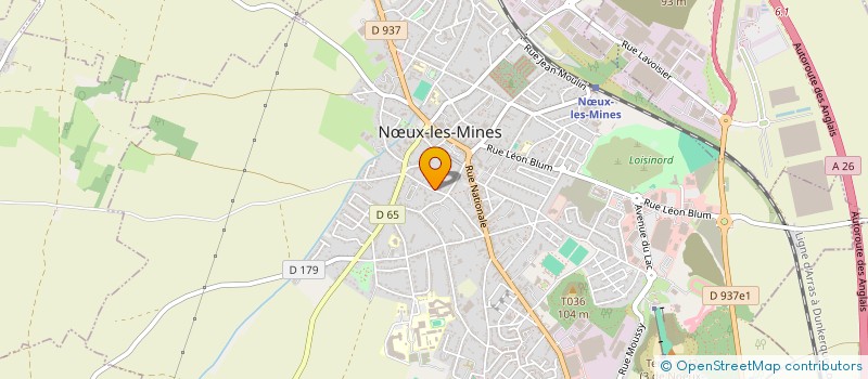 localisation de l'entreprise SYNDIC COPROPRIETE RESIDENCE LABARROIS  NUX-LES-MINES