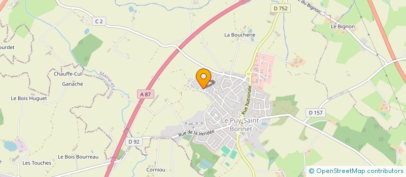 localisation de l'entreprise SYNDIC COPROPRIETE RESIDENCE LE CHIRON à CHOLET