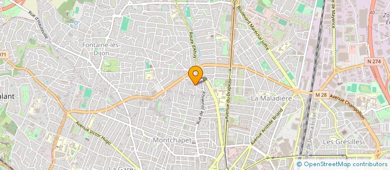 localisation de l'entreprise SYNDIC COPROPRIETE RESIDENCE LE DAUPHIN à FONTAINE-LES-DIJON