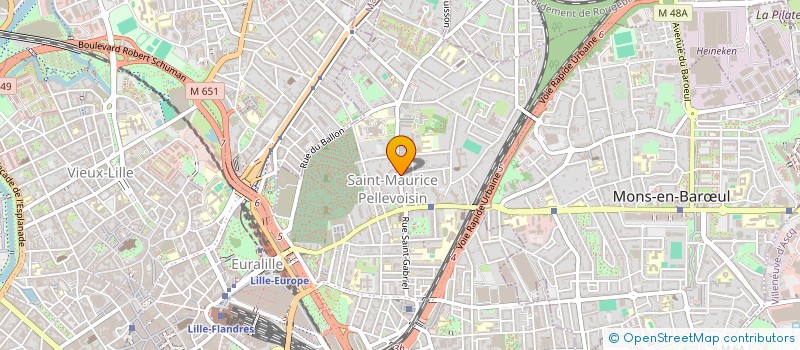 localisation de l'entreprise SYNDIC COPROPRIETE RESIDENCE ORPHEE à LILLE