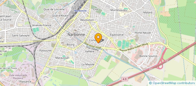 localisation de l'entreprise SYNDIC COPROPRIETE RESIDENCE ST LOUIS  NARBONNE