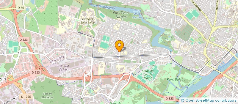 localisation de l'entreprise SYNDIC COPROPRIETE RESTOUR VIOLLET à ANGERS