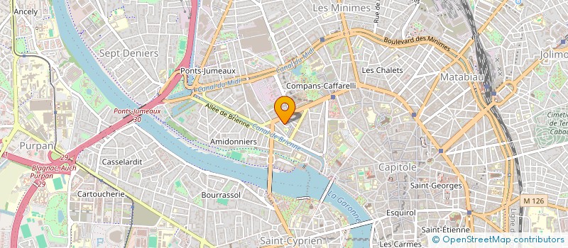 localisation de l'entreprise SYNDIC. COPROPRIETE ROODE à TOULOUSE