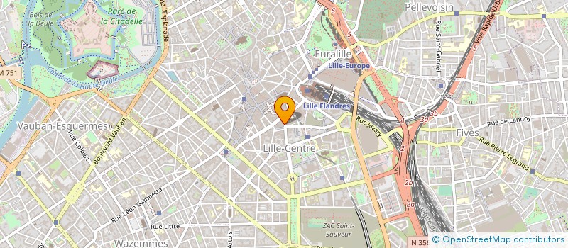 localisation de l'entreprise SYNDIC COPROPRIETE RUE DE PARIS à LILLE