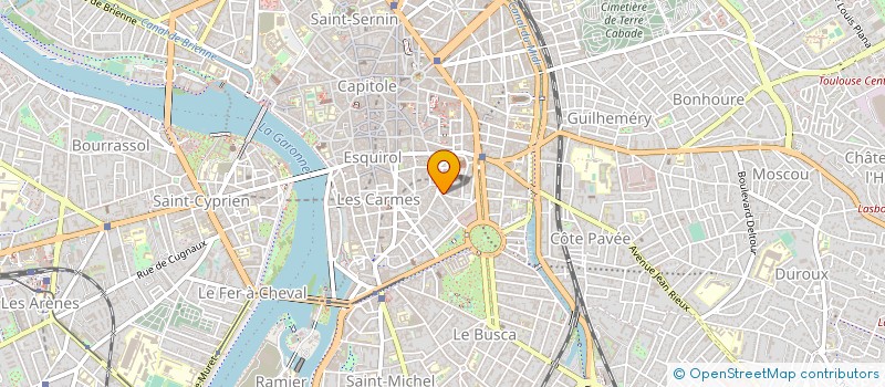 localisation de l'entreprise SYNDIC COPROPRIETE SAINT JACQUES à TOULOUSE