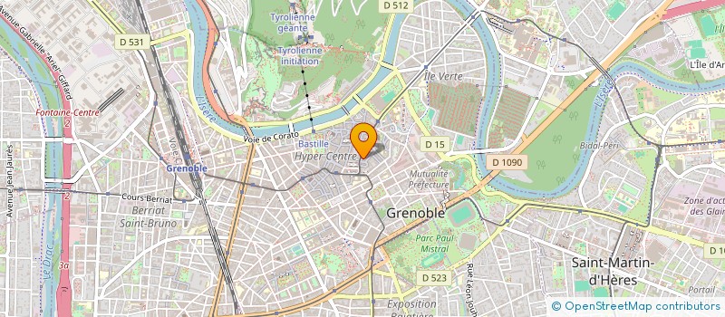 localisation de l'entreprise SYNDIC COPROPRIETE SAINTE CLAIRE  GRENOBLE